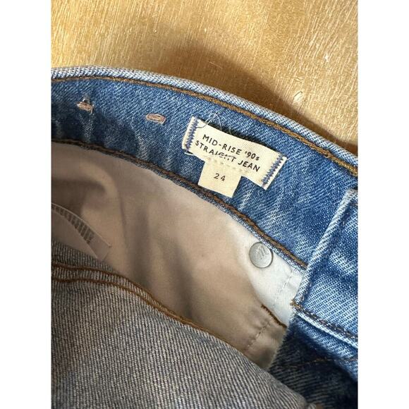 Madewell The '90s Straight Mid-Rise Jean - Picture 2 of 8